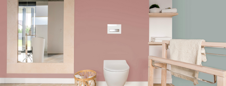  cómo renovar un baño con colores relajantes