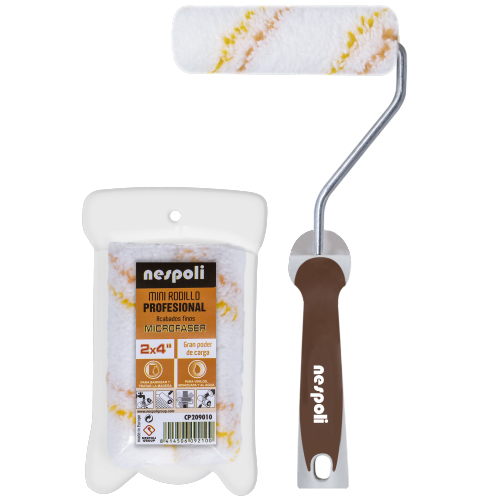 Mini Rodillo Flock Pintuco 4″